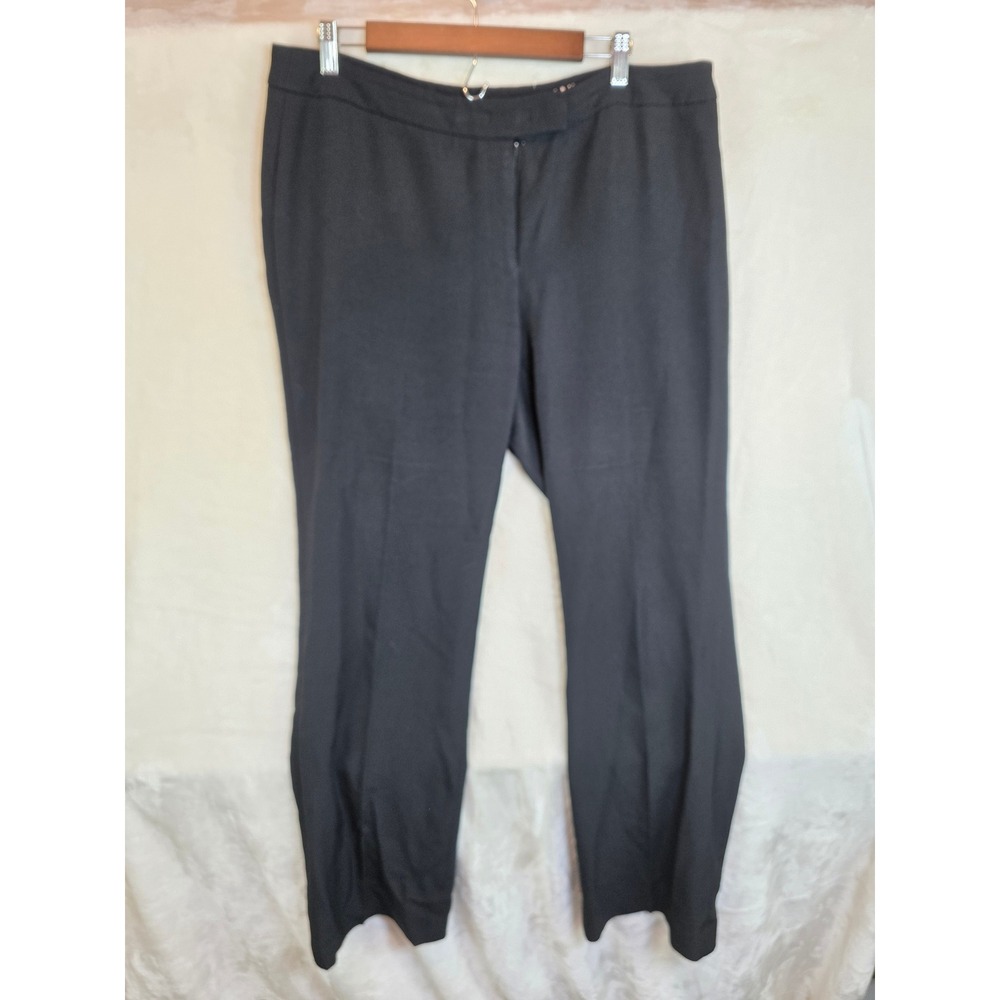 Anne Klein Black Dress Pants Womens Size 14 Professional Workwear‎ Trousers